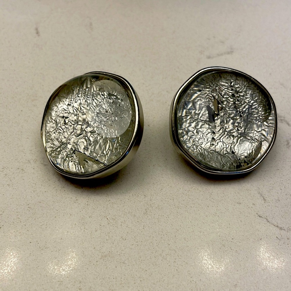 Zara earrings.  Pierced.